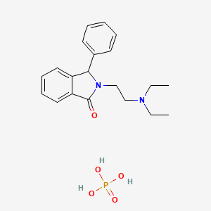 molecular formula C20H27N2O5P B14694055 Gitan CAS No. 26070-68-8