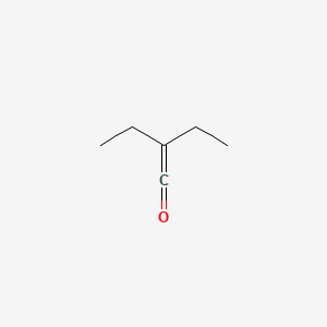 molecular formula C6H10O B14694098 1-Buten-1-one, 2-ethyl- CAS No. 24264-08-2