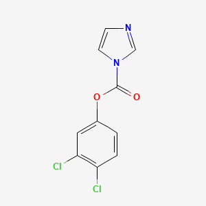 molecular formula C10H6Cl2N2O2 B1469412 Imidazole-1-carboxylic acid 3,4-dichloro-phenyl ester CAS No. 1205542-49-9