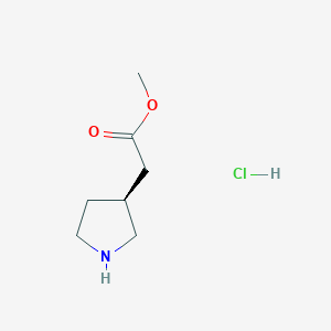 Methyl (S)-pyrrolidin-3-YL-acetate hcl
