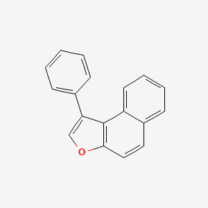 molecular formula C18H12O B14694148 1-Phenylnaphtho[2,1-b]furan CAS No. 32724-17-7