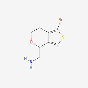 (1-bromo-6,7-dihydro-4H-thieno[3,4-c]pyran-4-yl)methanamine