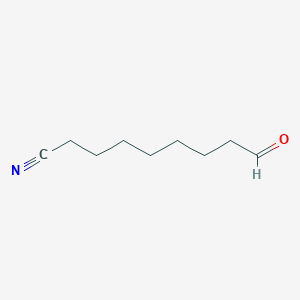 molecular formula C9H15NO B14694168 9-Oxononanenitrile CAS No. 28274-37-5
