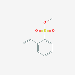 molecular formula C9H10O3S B14694207 Methyl 2-ethenylbenzene-1-sulfonate CAS No. 30171-82-5