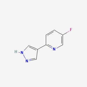 5-fluoro-2-(1H-pyrazol-4-yl)pyridine