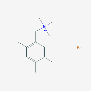 molecular formula C13H22BrN B14694244 N,N,N-Trimethyl(2,4,5-trimethylphenyl)methanaminium bromide CAS No. 27742-95-6