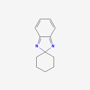 molecular formula C12H14N2 B14694280 Spiro[benzimidazole-2,1'-cyclohexane] CAS No. 27429-80-7