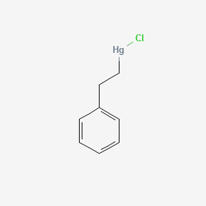 molecular formula C8H9ClHg B14694401 Chloro(2-phenylethyl)mercury CAS No. 27151-79-7
