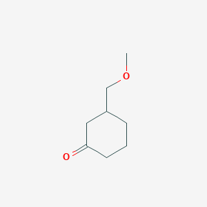 molecular formula C8H14O2 B1469444 3-(Methoxymethyl)cyclohexan-1-one CAS No. 104681-82-5