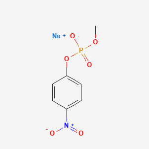 molecular formula C7H7NNaO6P B14694482 Sodium Methoxy-(4-nitrophenoxy)-oxido-oxo-phosphorane CAS No. 32586-84-8