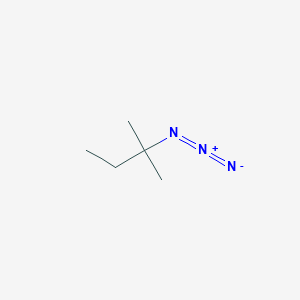 molecular formula C5H11N3 B14694485 Butane, 2-azido-2-methyl- CAS No. 32872-42-7