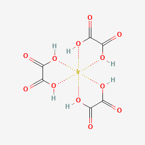 molecular formula C6H6IrO12 B14694490 Iridium;oxalic acid CAS No. 29672-86-4