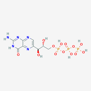molecular formula C9H14N5O13P3 B14694493 Neopterin-3'-triphosphate CAS No. 35300-26-6