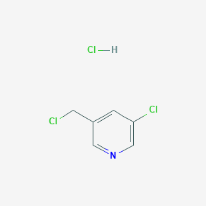 molecular formula C6H6Cl3N B1469450 3-Chloro-5-(chloromethyl)pyridine hydrochloride CAS No. 847610-86-0