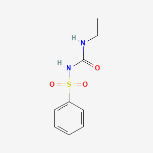 molecular formula C9H12N2O3S B14694508 N-(Ethylcarbamoyl)benzenesulfonamide CAS No. 32324-41-7