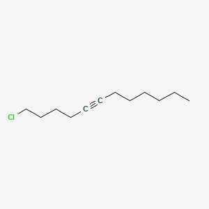 molecular formula C12H21Cl B14694596 5-Dodecyne, 1-chloro- CAS No. 35087-20-8