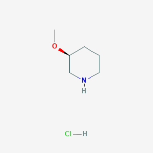 molecular formula C6H14ClNO B1469460 (S)-3-Methoxypiperidine hydrochloride CAS No. 688809-96-3