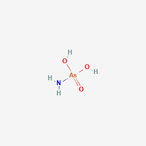 molecular formula AsH4NO3 B14694650 Arsoramidic acid CAS No. 25049-95-0