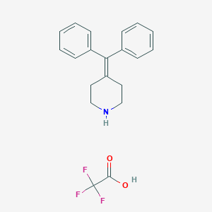 molecular formula C20H20F3NO2 B1469468 4-(Diphenylmethylene)piperidine trifluoroacetate CAS No. 1219623-79-6