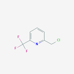 molecular formula C7H5ClF3N B1469469 2-(Chloromethyl)-6-(trifluoromethyl)pyridine CAS No. 849094-03-7