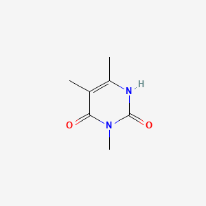 molecular formula C7H10N2O2 B14694760 Uracil, 3,5,6-trimethyl- CAS No. 31408-09-0