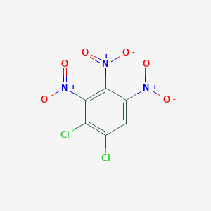 molecular formula C6HCl2N3O6 B14694785 1,2-Dichloro-3,4,5-trinitrobenzene CAS No. 28260-62-0
