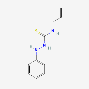 molecular formula C10H13N3S B14694787 Semicarbazide, 4-allyl-1-phenyl-3-thio- CAS No. 27421-87-0