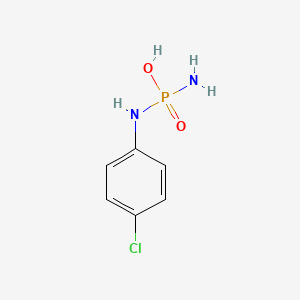 molecular formula C6H8ClN2O2P B14694805 n-(4-Chlorophenyl)phosphorodiamidic acid CAS No. 25316-34-1