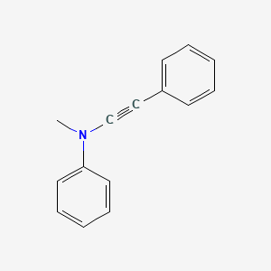 molecular formula C15H13N B14694846 N-Methyl-N-(phenylethynyl)aniline CAS No. 32907-84-9