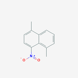 molecular formula C12H11NO2 B14694887 1,5-Dimethyl-4-nitronaphthalene CAS No. 24055-43-4