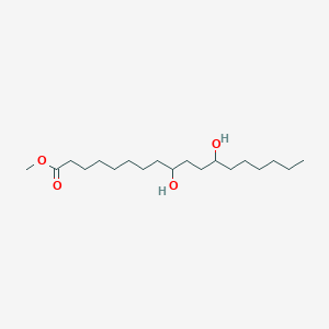 molecular formula C19H38O4 B14694898 Methyl 9,12-dihydroxyoctadecanoate CAS No. 25751-91-1