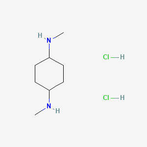 molecular formula C8H20Cl2N2 B1469494 N1,N4-Dimethyl-1,4-cyclohexanediamine dihydrochloride CAS No. 99769-10-5