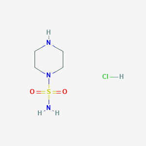 molecular formula C4H12ClN3O2S B1469503 哌嗪-1-磺酰胺盐酸盐 CAS No. 1403952-74-8