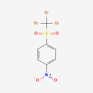 molecular formula C7H4Br3NO4S B14695077 1-Nitro-4-(tribromomethanesulfonyl)benzene CAS No. 31274-41-6
