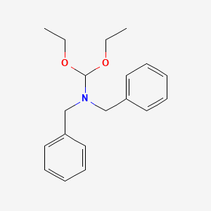 molecular formula C19H25NO2 B14695080 N,N-Dibenzyl-1,1-diethoxymethanamine CAS No. 35610-22-1