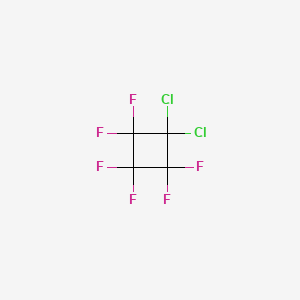 molecular formula C4Cl2F6 B14695090 Cyclobutane, dichlorohexafluoro- CAS No. 27154-45-6