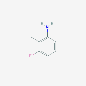 molecular formula C7H8FN B146951 3-氟-2-甲基苯胺 CAS No. 443-86-7