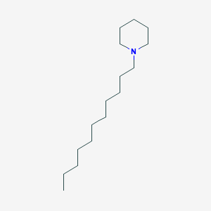 molecular formula C16H33N B14695120 Piperidine, 1-undecyl- CAS No. 24935-28-2