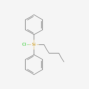molecular formula C16H19ClSi B14695228 Butyl(chloro)diphenylsilane CAS No. 24635-48-1