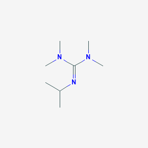 molecular formula C8H19N3 B14695252 N''-Isopropyl-N,N,N',N'-tetramethyl-guanidine CAS No. 29166-71-0
