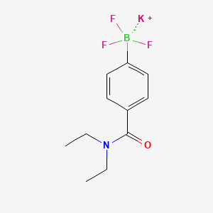 molecular formula C11H14BF3KNO B1469526 Potassium [4-(diethylamine-1-carbonyl)phenyl]trifluoroborate CAS No. 1983205-53-3