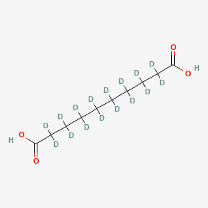 molecular formula C10H18O4 B1469528 Decanedioic acid-d16 