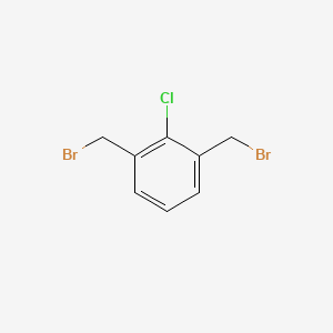 molecular formula C8H7Br2Cl B14695303 1,3-Bis(bromomethyl)-2-chlorobenzene CAS No. 25006-87-5