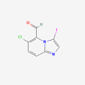 6-Chloro-3-iodoimidazo[1,2-a]pyridine-5-carbaldehyde