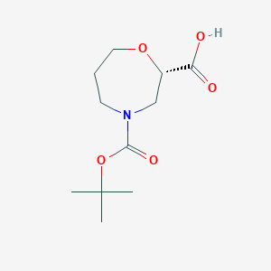 (S)-4-(Tert-butoxycarbonyl)-1,4-oxazepane-2-carboxylic acid