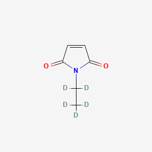 molecular formula C6H7NO2 B1469543 N-Ethylmaleimide-d5 CAS No. 360768-37-2