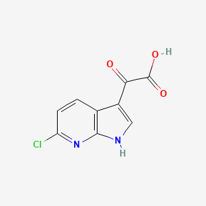 2-(6-chloro-1H-pyrrolo[2,3-b]pyridin-3-yl)-2-oxoacetic acid
