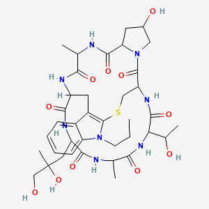 molecular formula C38H54N8O11S B14695532 N-Propylphalloidin CAS No. 35167-15-8