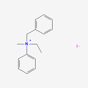 molecular formula C16H20IN B14695588 N-Benzyl-N-ethyl-N-methylanilinium iodide CAS No. 25458-37-1