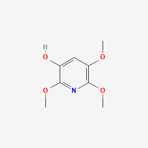 molecular formula C8H11NO4 B1469560 2,5,6-Trimethoxypyridin-3-ol CAS No. 1383788-45-1